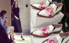 Victoria Beckham ra mắt giày tự thiết kế tại New York Fashion Week 2015