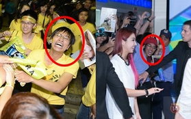 Thú vị bức ảnh fan “cuồng” T-ara xuất hiện trong sự kiện 2NE1 ở Việt Nam