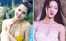 Hai nữ CĐV Việt xinh như mộng gây sốt mùa World Cup 2014