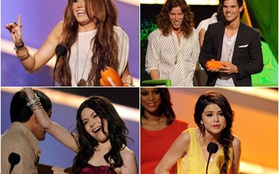Miley Cyrus và Taylor Lautner tung hoành tại Kids' Choice Awards 2010