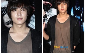 Lee Min Ho cũng diện áo "trong suốt" gợi cảm