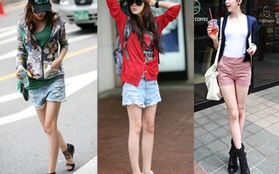 Cardigan + shorts - trang phục cực hợp lúc giao mùa 