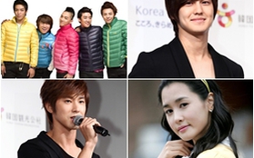 Kim Bum, Lee Da Hae, Big Bang, Yunho (DBSK)... cùng nhau "đọ tài sắc" 