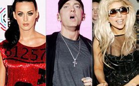 Katy qua mặt cả Eminem, GaGa, Justin Bieber, Taylor Swift