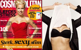 Ngắm Sylvie van der Vaart cực “sexy” trên bìa Cosmopolitan