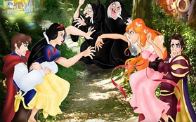 Tròn mắt nhìn các công chúa Disney "đánh đấm" ác liệt!