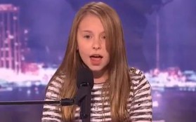 Cô bé dễ thương 11 tuổi làm say lòng khán giả Mỹ
