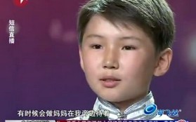 Khán giả khóc vì sân khấu của cậu bé Mông Cổ