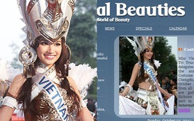 Trúc Diễm bất ngờ xuất hiện nổi bật trên trang chủ Global Beauties