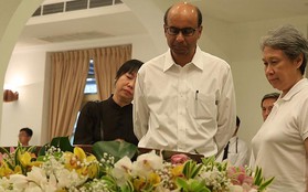 Các quan chức cấp cao đau buồn bên linh cữu cựu Thủ tướng Lý Quang Diệu