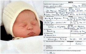 Vợ chồng Hoàng tử William đăng ký khai sinh cho tiểu Công chúa