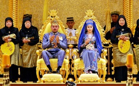 Chùm ảnh: Những lễ cưới xa hoa không tưởng của Hoàng gia Brunei