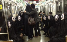 Chết cười với những cảnh tượng lạ lùng chỉ có trên tàu điện ở Nhật Bản