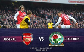 22h00 16/2 Arsenal - Blackburn: Pháo Thủ cẩn trọng