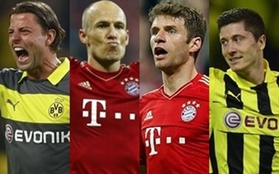 Đội hình tiêu biểu BK lượt đi Champions League: Bundesliga thống trị