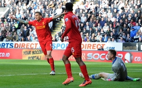 Newcastle 0-6 Liverpool: Hủy diệt 