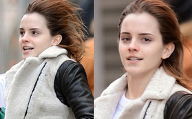 Emma Watson khoe da mặt không tì vết