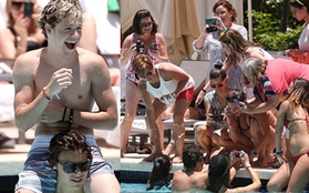 Harry Styles và Niall (1D) khiến phái đẹp "phát sốt" ở bể bơi