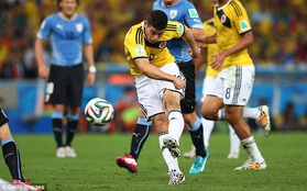 Cú vô lê kinh điển của James Rodriguez đẹp nhất World Cup 2014