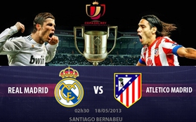 2h30 18/5 Real Madrid – Atletico Madrid: Cứu vớt mùa giải
