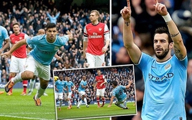 Manchester City 6-3 Arsenal: Hủy diệt Pháo thủ