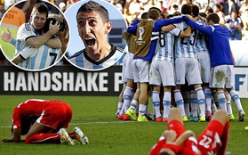 Argentina 1-0 Thụy Sĩ: Vỡ òa cảm xúc
