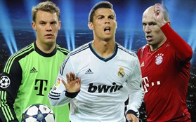  Messi "mất tích", Ronaldo "đấu đá" với Robben và Neuer
