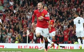 Vượt Di Maria và Valencia, Rooney chạy nhanh nhất trận MU - QPR