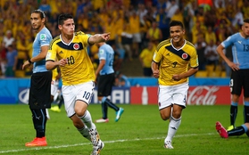  Colombia 2-0 Uruguay: Người hùng James Rodríguez
