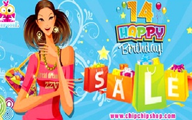 Thỏa thích mua sắm với "Super Sale!" mừng sinh nhật Chip Chip Shop