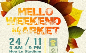 Mua sắm cực chất với chợ cuối tuần Hello Weekend Market