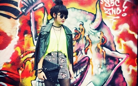 F5 cực cool với xtyle Rock Chick