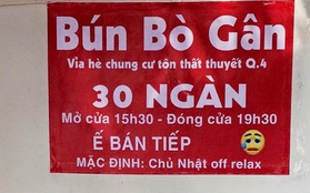 Những tấm biển hài hước ở các quán ăn khiến ai nhìn cũng... phì cười