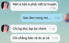 Bạn Quỳnh Chi tung nhiều tin nhắn minh chứng cô đã nhẫn nhịn suốt hơn 1 năm