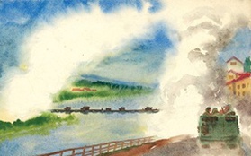 Tranh màu nước được vẽ trong Thế chiến II