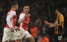 Arsenal 2-0 Hull City: Sanchez rực sáng, Pháo thủ vào vòng 4 FA Cup