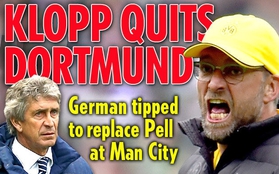 Chính thức chia tay Dortmund, HLV Klopp sẽ dẫn dắt Man City?