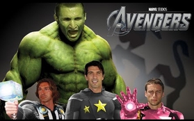 Pirlo, Buffon và dàn sao Juventus làm siêu anh hùng Avengers