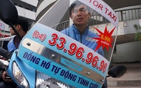 Taxi xe ôm xôn xao Thủ đô