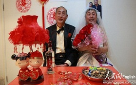 2 cụ ông Trung Quốc đã tổ chức đám cưới