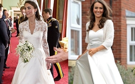 Bản sao của Công nương Kate Middleton cũng "mang bầu"