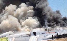 Máy bay chở 300 hành khách gặp nạn tại  San Francisco