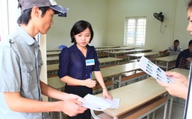 Sáng nay hơn 200.000 thí sinh thi cao đẳng