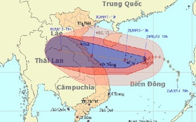 Bão số 10 một ngày mạnh lên 4 cấp