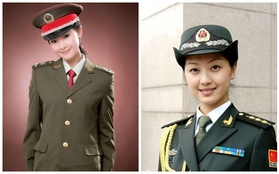 Những bóng hồng xinh đẹp trong lực lượng quân đội Trung Quốc