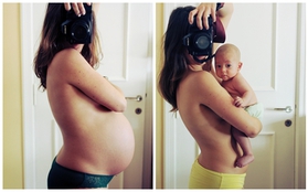 9 tháng mang thai qua 9 bức ảnh đầy ý nghĩa