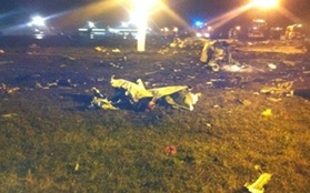 Hiện trường vụ tai nạn máy bay thảm khốc khiến toàn bộ hành khách thiệt mạng