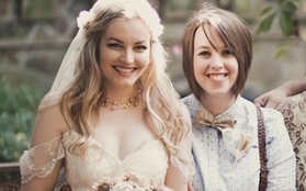 Bộ ảnh cưới của cặp đồng tính nữ gây sốt Internet