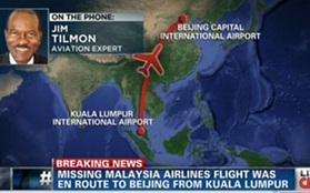 Chiếc máy bay Malaysia rơi được nhìn thấy lần cuối khi nào?