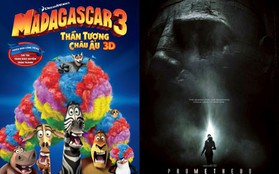 "Madagascar 3" bắt tay "Prometheus" thu tiền khủng